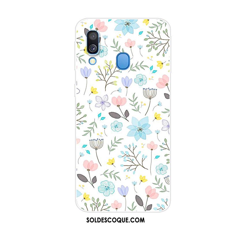 Coque Samsung Galaxy A40 Personnalité Fluide Doux Animal Tendance Protection Soldes