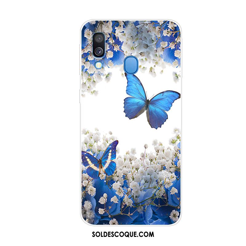 Coque Samsung Galaxy A40 Personnalité Fluide Doux Animal Tendance Protection Soldes