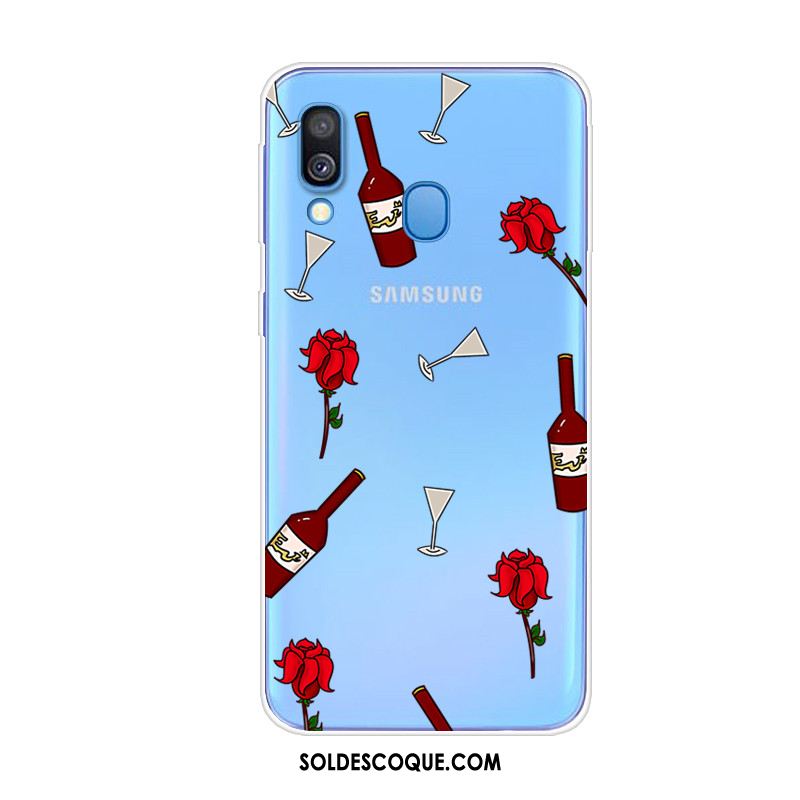 Coque Samsung Galaxy A40 Personnalité Fluide Doux Animal Tendance Protection Soldes