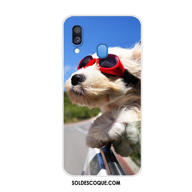 Coque Samsung Galaxy A40 Personnalité Fluide Doux Animal Tendance Protection Soldes