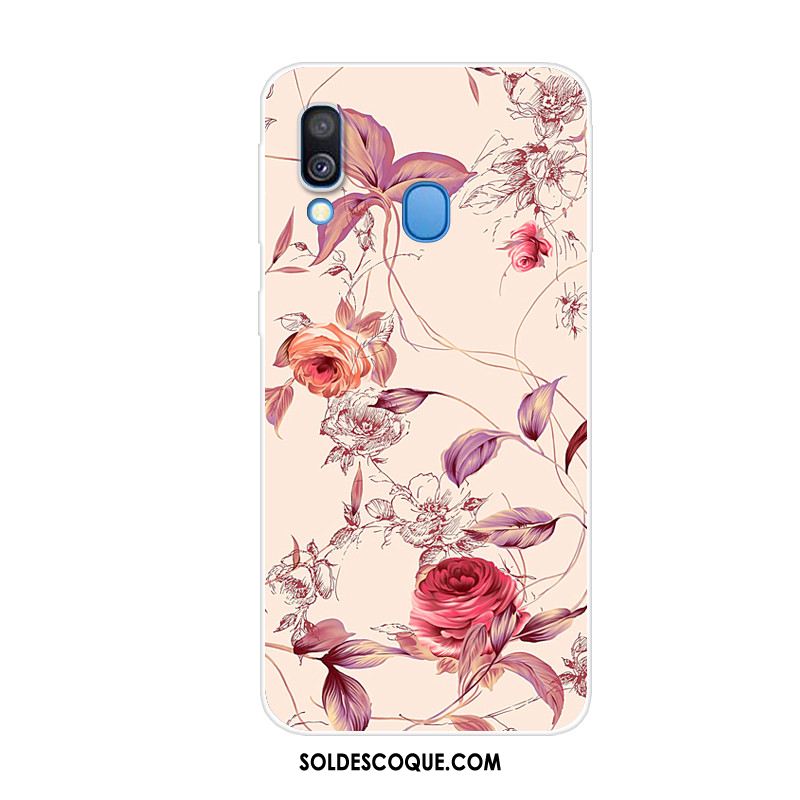 Coque Samsung Galaxy A40 Personnalité Fluide Doux Animal Tendance Protection Soldes