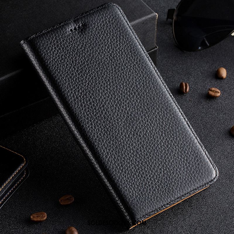 Coque Samsung Galaxy A40 Téléphone Portable Clamshell Modèle Fleurie Étui En Cuir Cuir Véritable En Vente