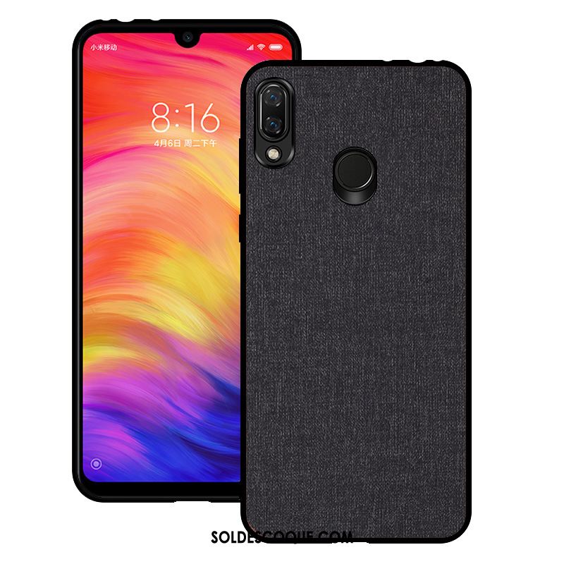 Coque Samsung Galaxy A40 Étoile Couleur Unie Fluide Doux Tissu Étui En Ligne