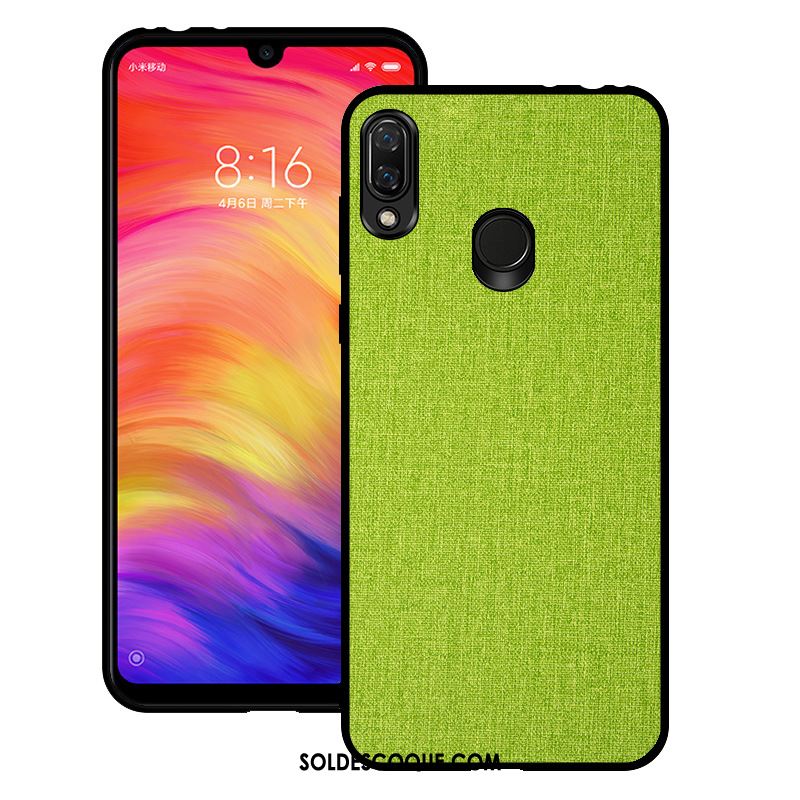 Coque Samsung Galaxy A40 Étoile Couleur Unie Fluide Doux Tissu Étui En Ligne