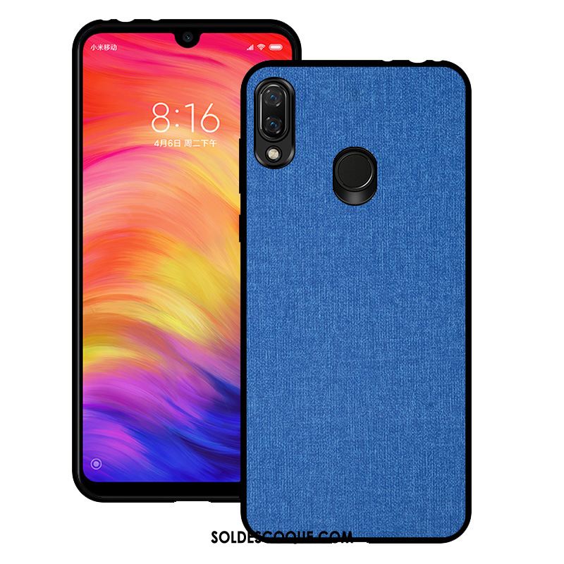 Coque Samsung Galaxy A40 Étoile Couleur Unie Fluide Doux Tissu Étui En Ligne