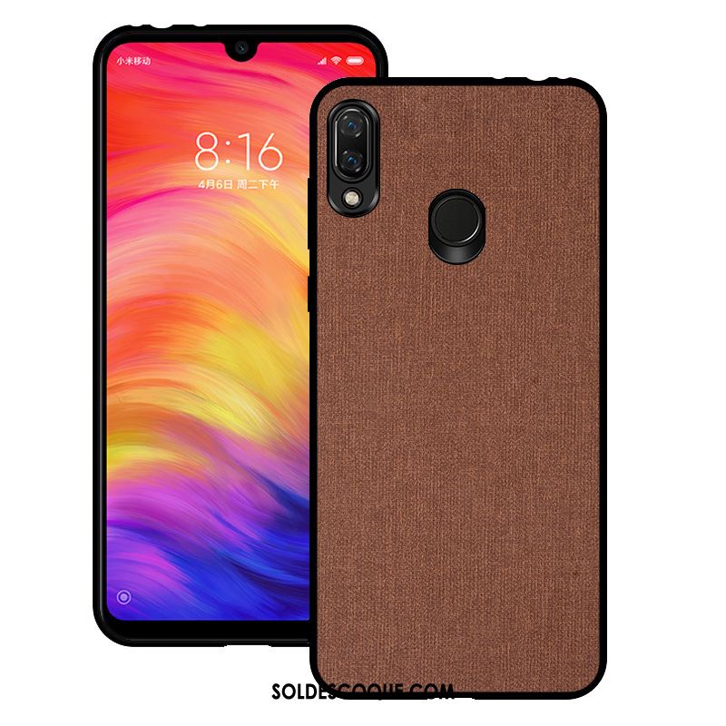 Coque Samsung Galaxy A40 Étoile Couleur Unie Fluide Doux Tissu Étui En Ligne