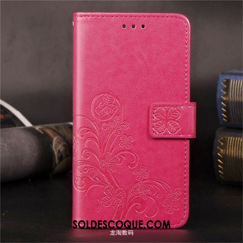 Coque Samsung Galaxy A40 Étoile Violet Chanceux Étui En Cuir Protection En Vente