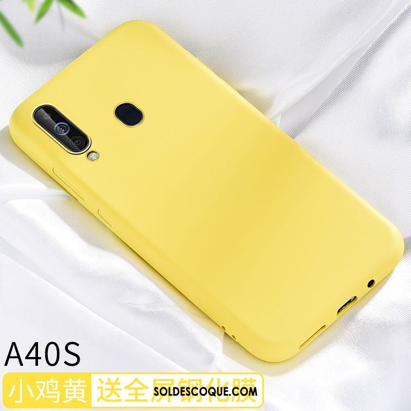 Coque Samsung Galaxy A40s Créatif Silicone Personnalité Protection Incassable En Vente