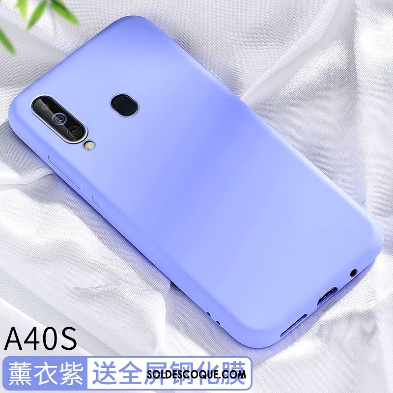 Coque Samsung Galaxy A40s Créatif Silicone Personnalité Protection Incassable En Vente