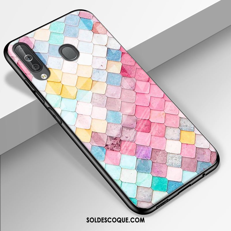 Coque Samsung Galaxy A40s Incassable Tendance Fluide Doux Téléphone Portable Simple Housse Pas Cher