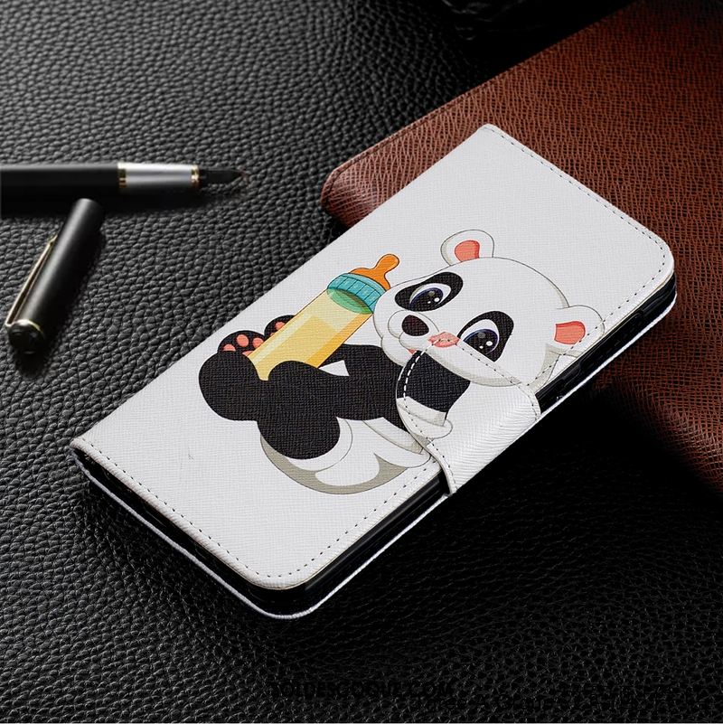 Coque Samsung Galaxy A40s Tout Compris Blanc Étui En Cuir Tendance Incassable France