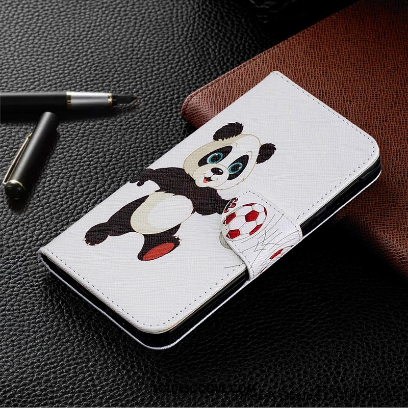 Coque Samsung Galaxy A40s Tout Compris Blanc Étui En Cuir Tendance Incassable France