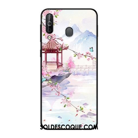 Coque Samsung Galaxy A40s Téléphone Portable Protection Vent Fluide Doux Rose France