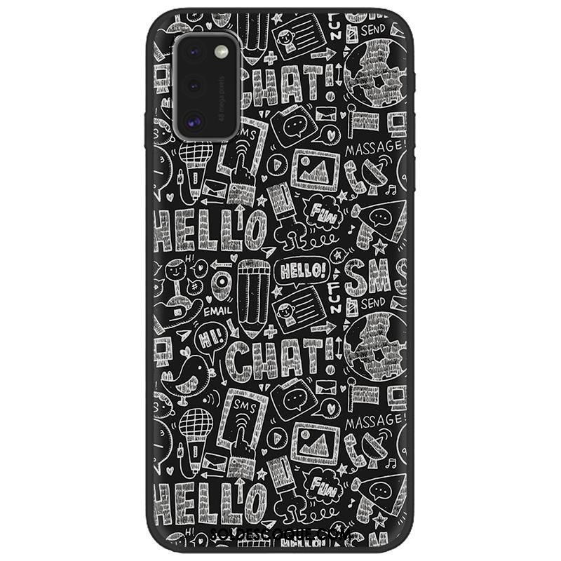 Coque Samsung Galaxy A41 Créatif Étoile Fluide Doux Dessin Animé Vert Pas Cher