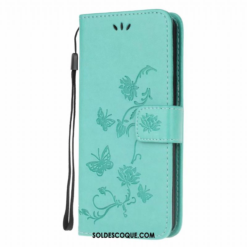 Coque Samsung Galaxy A41 Téléphone Portable Incassable Étui En Cuir Papillon Fleur En Vente