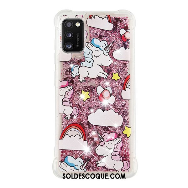 Coque Samsung Galaxy A41 Étoile Téléphone Portable Dessin Animé Quicksand Incassable France