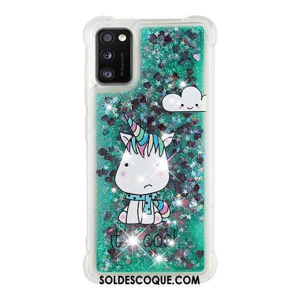 Coque Samsung Galaxy A41 Étoile Téléphone Portable Dessin Animé Quicksand Incassable France