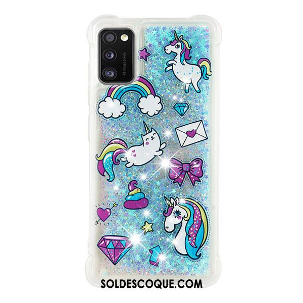 Coque Samsung Galaxy A41 Étoile Téléphone Portable Dessin Animé Quicksand Incassable France