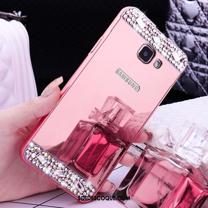 Coque Samsung Galaxy A5 2016 Border Étoile Protection Métal Rose En Vente