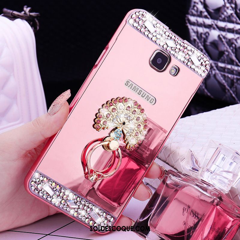 Coque Samsung Galaxy A5 2016 Border Étoile Protection Métal Rose En Vente