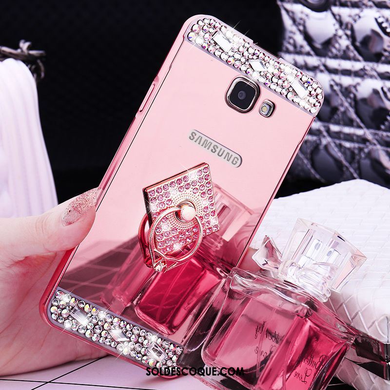 Coque Samsung Galaxy A5 2016 Border Étoile Protection Métal Rose En Vente