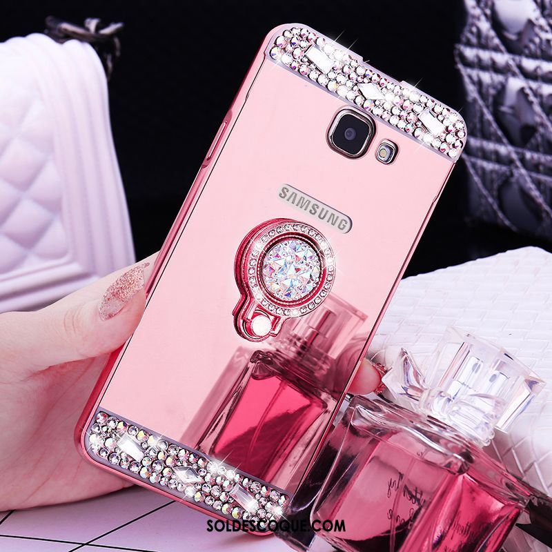 Coque Samsung Galaxy A5 2016 Border Étoile Protection Métal Rose En Vente