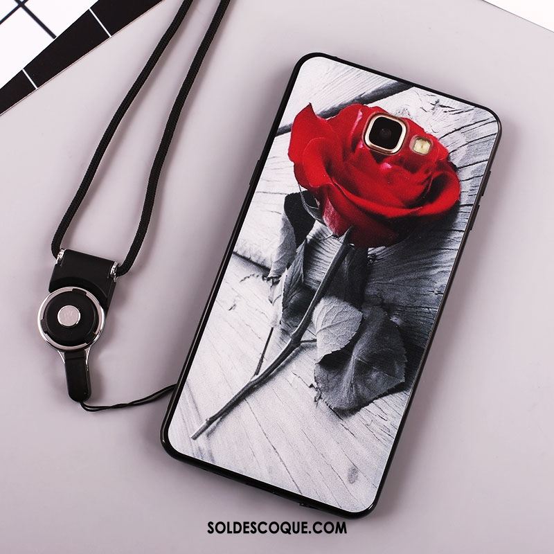 Coque Samsung Galaxy A5 2016 Fluide Doux Téléphone Portable Étui Cou Suspendu Incassable Soldes