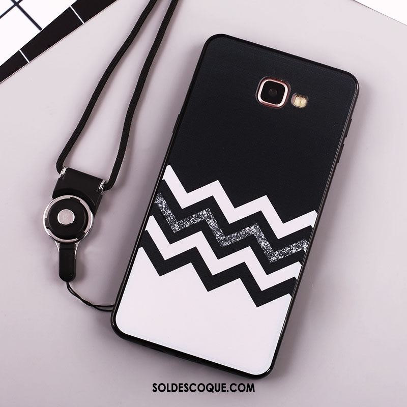 Coque Samsung Galaxy A5 2016 Fluide Doux Téléphone Portable Étui Cou Suspendu Incassable Soldes