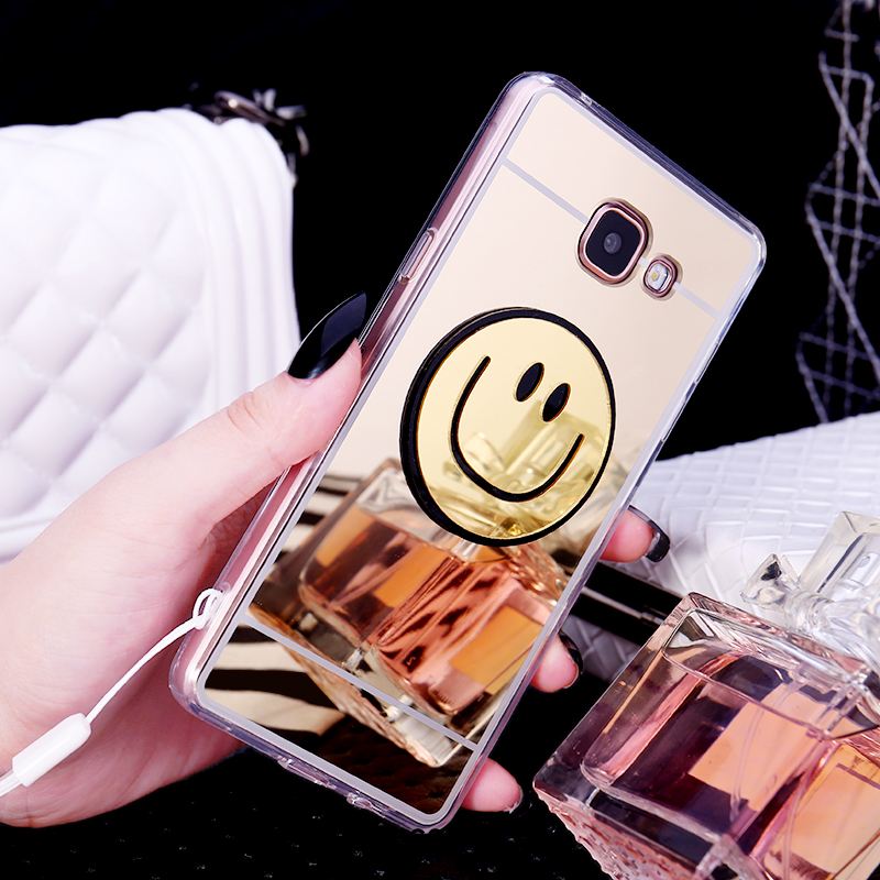 Coque Samsung Galaxy A5 2016 Miroir Téléphone Portable Tendance Étoile Rose En Vente