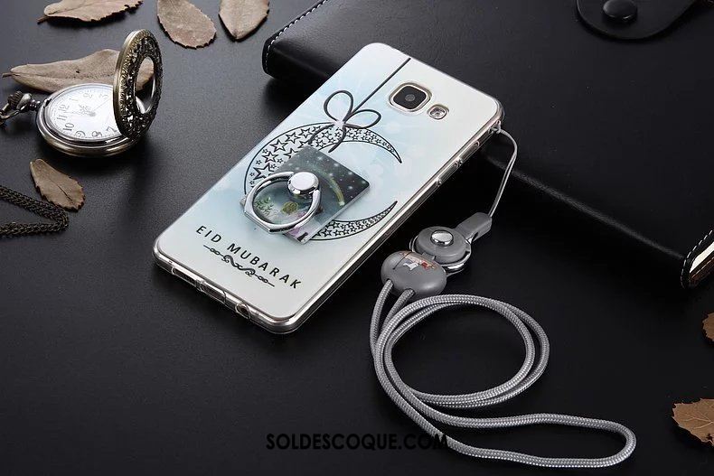 Coque Samsung Galaxy A5 2016 Téléphone Portable Rose Tempérer Étui Étoile Pas Cher