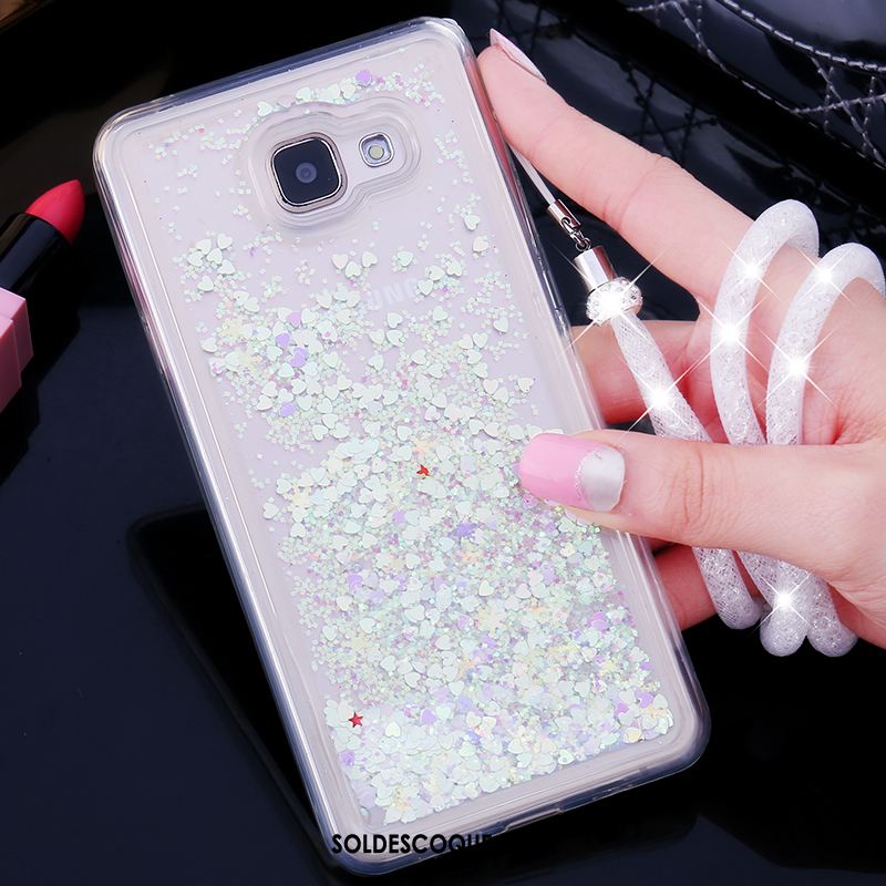 Coque Samsung Galaxy A5 2016 Étoile Strass Ornements Suspendus Quicksand Téléphone Portable Soldes