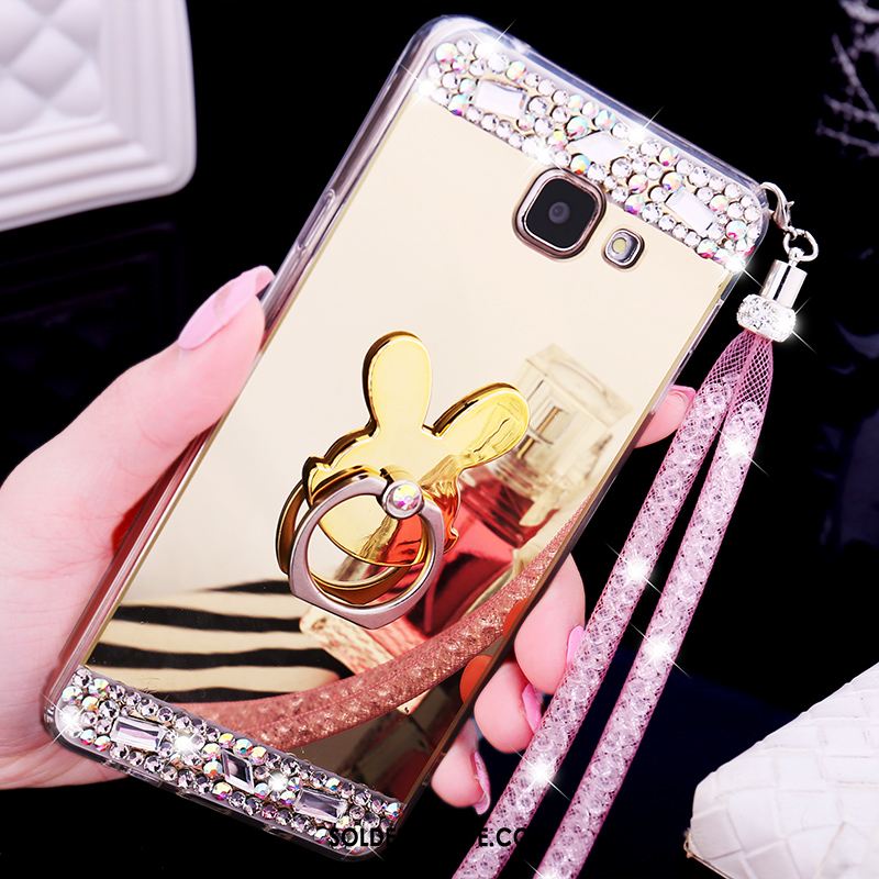 Coque Samsung Galaxy A5 2016 Étoile Étui Strass Protection Fluide Doux En Vente