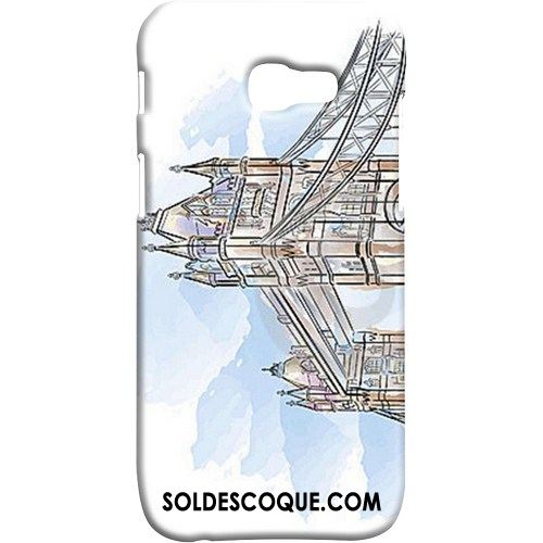 Coque Samsung Galaxy A5 2017 Incassable Délavé En Daim Paysage Multicolore Protection En Vente