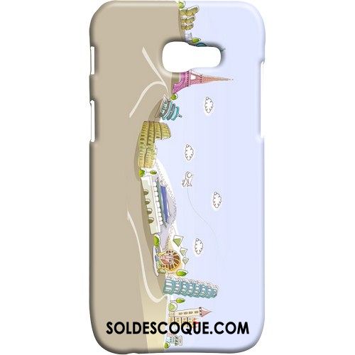 Coque Samsung Galaxy A5 2017 Incassable Délavé En Daim Paysage Multicolore Protection En Vente