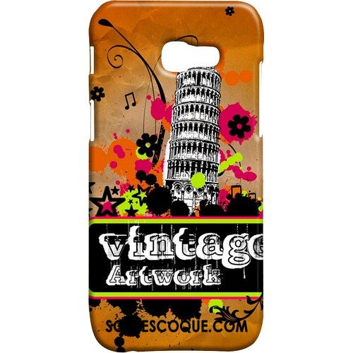 Coque Samsung Galaxy A5 2017 Incassable Délavé En Daim Paysage Multicolore Protection En Vente