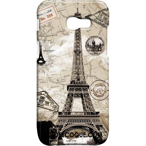 Coque Samsung Galaxy A5 2017 Incassable Délavé En Daim Paysage Multicolore Protection En Vente