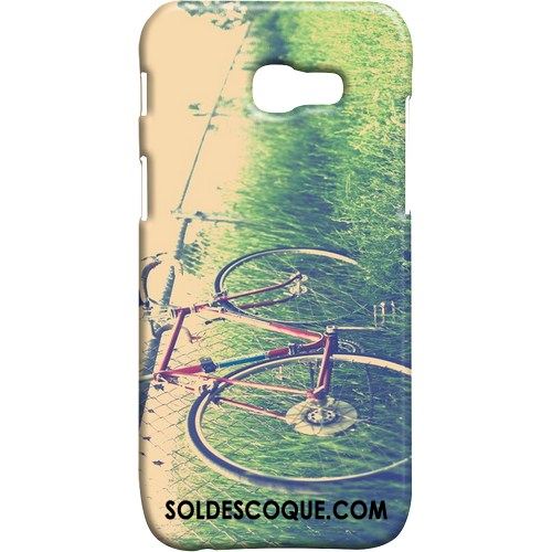 Coque Samsung Galaxy A5 2017 Incassable Délavé En Daim Paysage Multicolore Protection En Vente