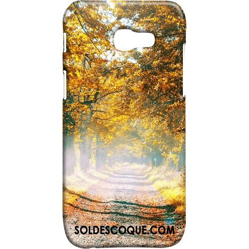 Coque Samsung Galaxy A5 2017 Incassable Délavé En Daim Paysage Multicolore Protection En Vente