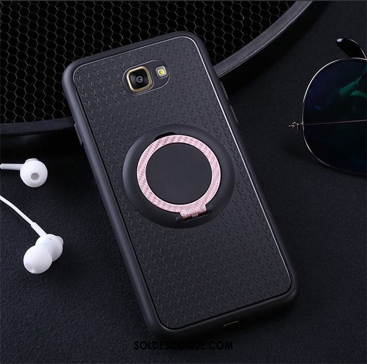 Coque Samsung Galaxy A5 2017 Noir Étoile Téléphone Portable Magnétisme Silicone France