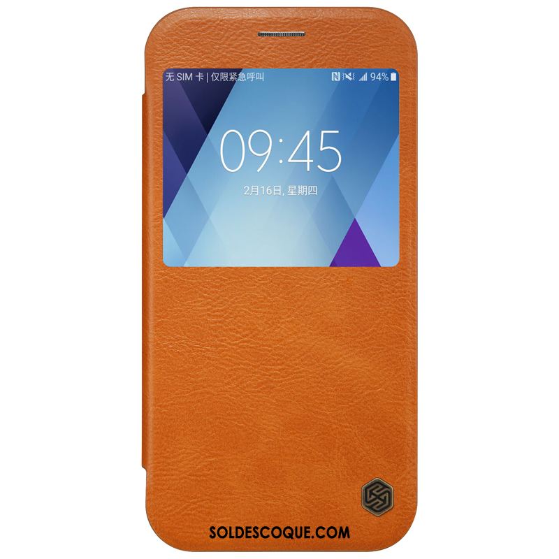 Coque Samsung Galaxy A5 2017 Or Protection Étoile Téléphone Portable Étui En Cuir En Ligne