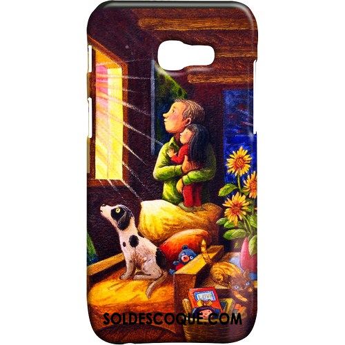 Coque Samsung Galaxy A5 2017 Protection Délavé En Daim Téléphone Portable Étoile Incassable En Ligne