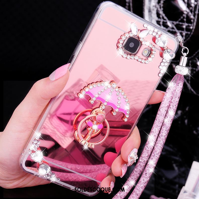Coque Samsung Galaxy A5 2017 Protection Téléphone Portable Rose Étoile Étui France