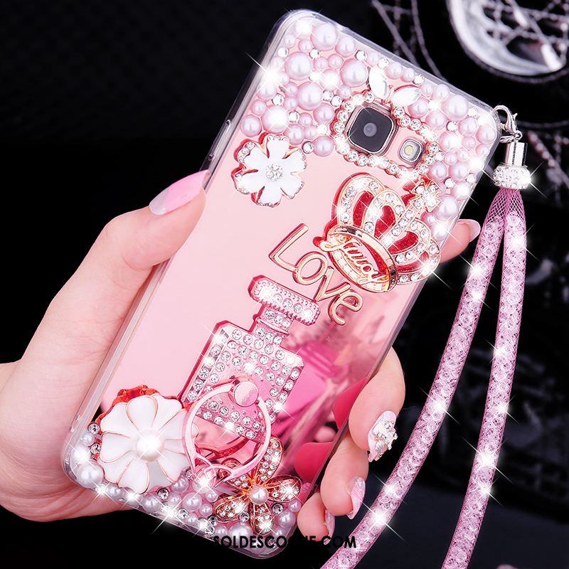 Coque Samsung Galaxy A5 2017 Protection Téléphone Portable Rose Étoile Étui France