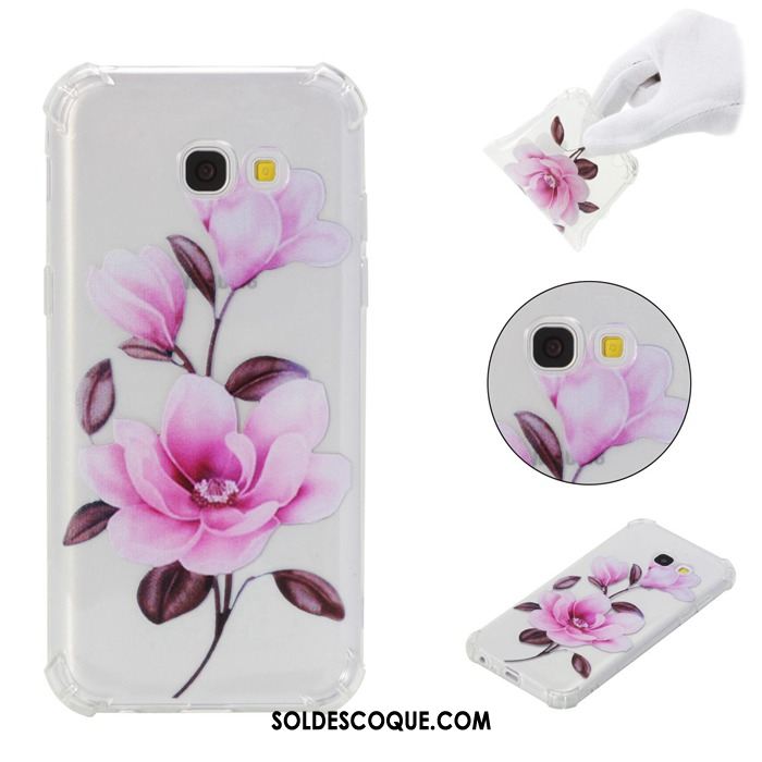 Coque Samsung Galaxy A5 2017 Protection Étoile Rose Fluide Doux Étui France