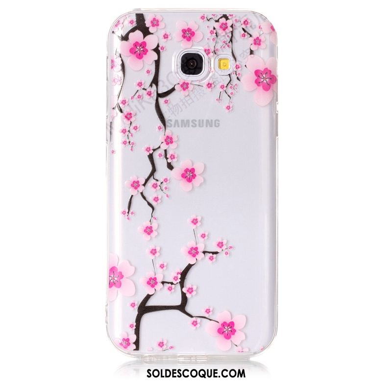 Coque Samsung Galaxy A5 2017 Silicone Téléphone Portable Étoile Violet Étui En Ligne