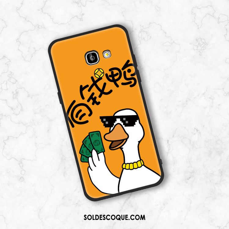 Coque Samsung Galaxy A5 2017 Étoile Canard Délavé En Daim Silicone Tendance Pas Cher