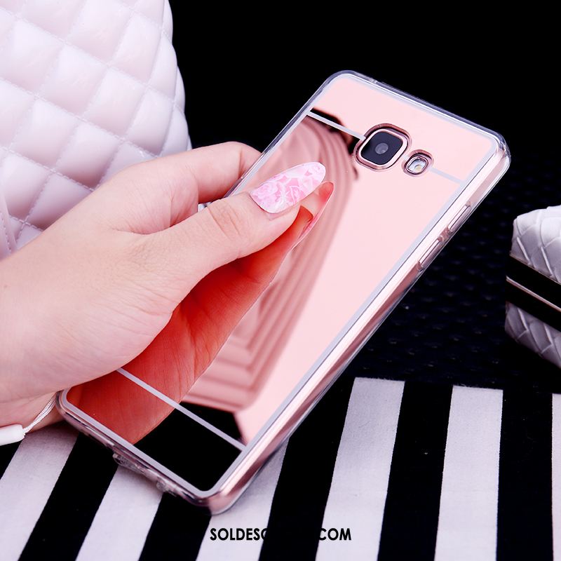 Coque Samsung Galaxy A5 2017 Étui Or Rose Anneau Téléphone Portable Étoile Soldes