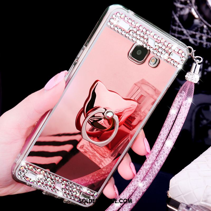 Coque Samsung Galaxy A5 2017 Étui Téléphone Portable Ornements Suspendus Strass Étoile Housse Pas Cher