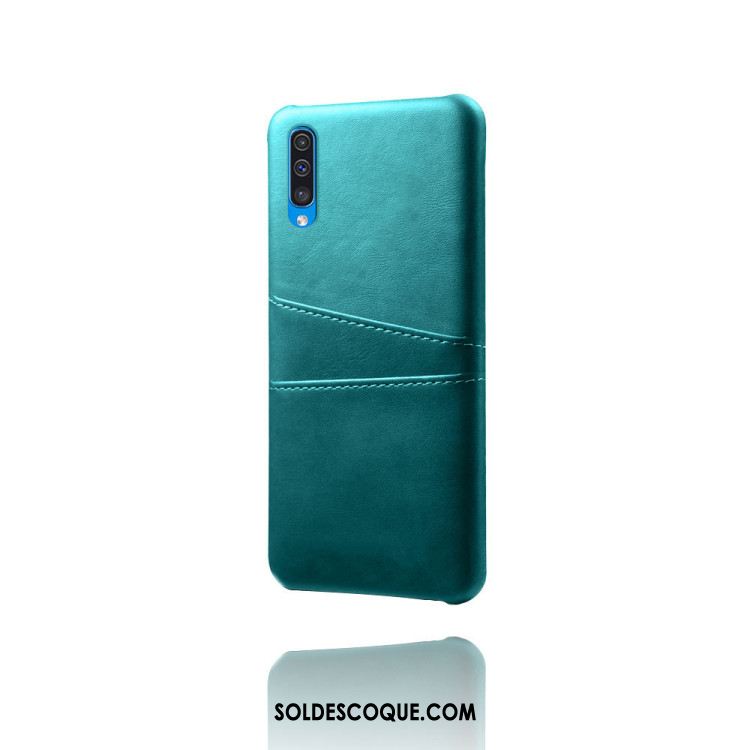 Coque Samsung Galaxy A50 Bleu Étui Téléphone Portable Modèle Fleurie Petit En Vente