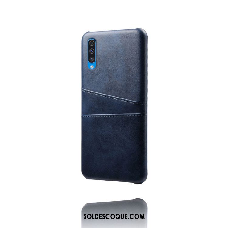 Coque Samsung Galaxy A50 Bleu Étui Téléphone Portable Modèle Fleurie Petit En Vente